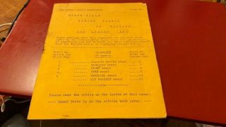 Gatwick - - 1938 - - - Very Rare - - Motor Cycle Sprint Trials - - Programme - - 6th August 1938