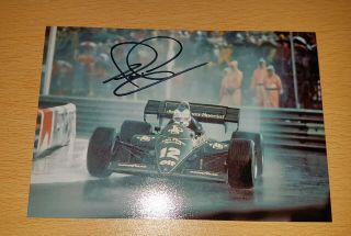 Nigel Mansell F1 Legend,  World Champion,  Autograph Hand Photo 4x6 Rare