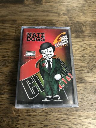 Nate Dogg - G - Funk Classics Vol.  1 & 2 Cassette Tape Rare Dr Dre Snoop Warren G