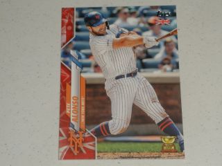 2020 Topps Uk Edition Rare Big Ben Uk Only 8 Pete Alonso Mets 18/99