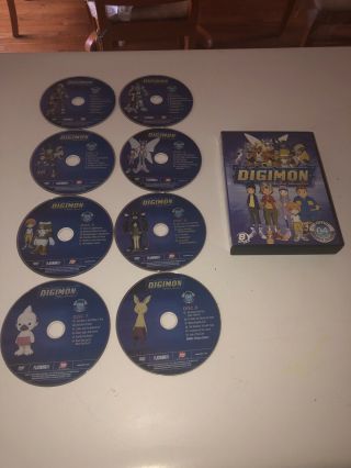 Rare Digimon Digital Monsters The Official 04 Fourth Season 8 Dvd Disc Set Read