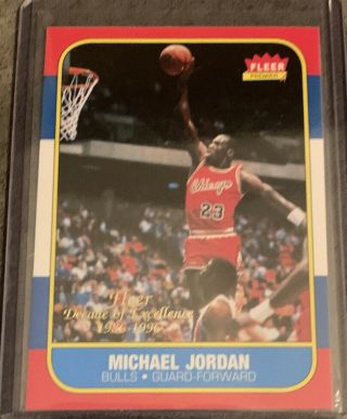 Rare: Michael Jordan 1996 Fleer 4 Decade Of Excellence