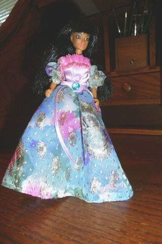 1/12 Dollhouse Miniature 1980 Starr Modeling Agency Jpi 6 - Inch Doll Jade Rare