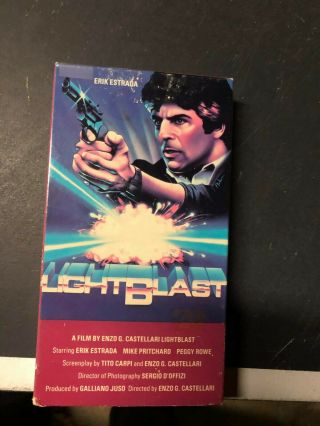 Lightblast Lightning Video Oop Rare Slip Big Box Htf Vhs