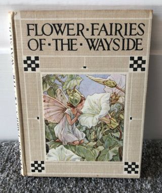 Rare Vintage 1940s Flower Fairies Of The Wayside Book By Cicely Mary Barker