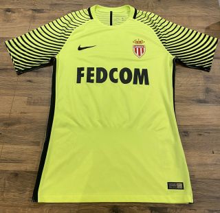 As Monaco 2015 - 2016 Rare Goalkeeper Football Shirt,  Nike (size Medium)