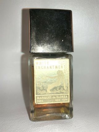 Marques De Elorza White Enchantment Perfume 1 Oz 30 Ml Vintage Rare 95