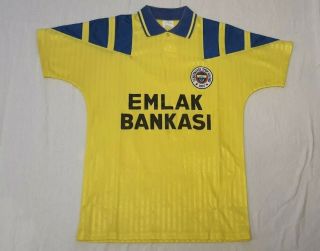1992 93 Fenerbahce Shirt Emlak Bankasi Rare