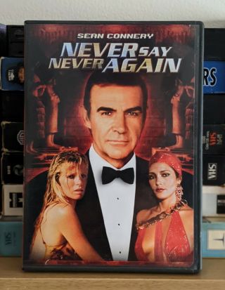 Never Say Never Again Rare Oop Dvd Region 1 (james Bond)