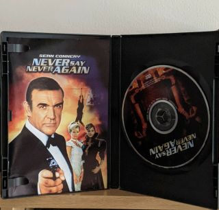 NEVER SAY NEVER AGAIN Rare OOP DVD Region 1 (James Bond) 3