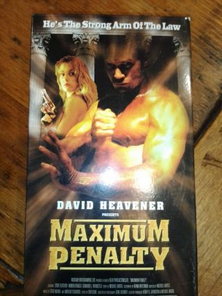 Maximum Penalty Vhs Rare Horror Cult Action Gore Martial Arts David Heavener