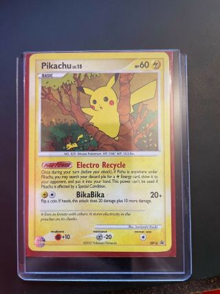 Pokemon Pikachu Lv.  15 Dp16 In Holo Ultra Rare