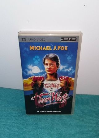Rare Teen Wolf Psp Umd Video Movie,  Michael J Fox,  Teen Comedy Fantasy