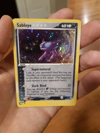 Sableye 10/100 Holo Rare Ex Sandstorm E - Series - Pokemon Card Wotc