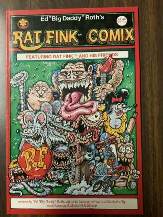 Rat Fink Comix 1 F/vf 7.  0 Extremely Rare Hard To Find