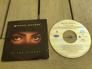 Cd Single Michael Jackson - In The Closet (rare Australian Card Sleeve Remixes 1