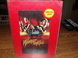 Wired To Kill Vhs 1986 Horror Action Rare Htf 80 
