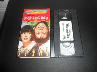 Drop Dead Fred Vhs 1991 Rik Mayall Phoebe Cates Live Home Video Rare Oop Htf