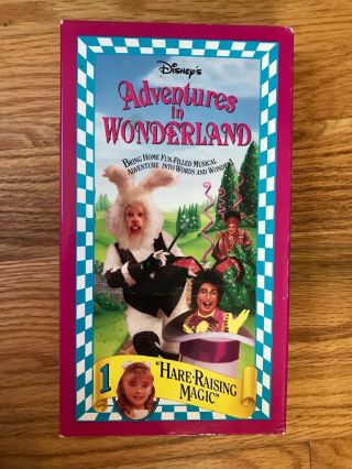 Walt Disney Adventures In Wonderland HARE RAISING MAGIC Volume 1 VHS RARE 2
