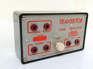 Rare Jackson Instrument Co.  Model 562 Code Practice Oscillator