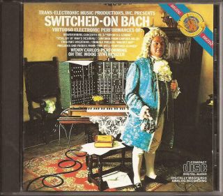 Wendy Carlos Switched - On Bach Cd Rare Moog Synthesizer Cbs Masterworks 1968