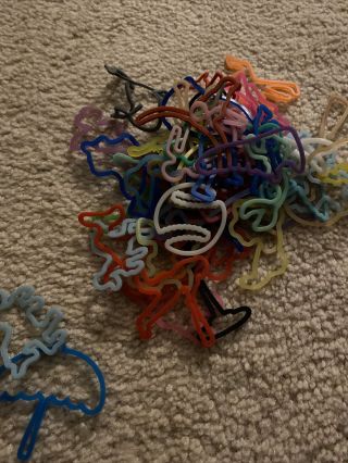 Silly Bandz - Rare,  Multi - Colored,  Glitter,  Glow In The Dark,  First Edition