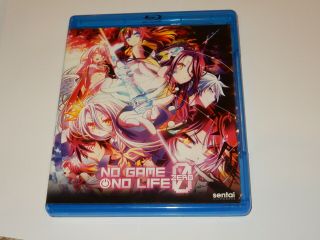 " No Game,  No Life Zero 0 " Blu - Ray Anime Region A Rare Sentai