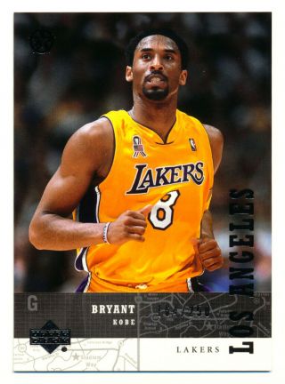2002 - 03 Ud Superstars 24 Kobe Bryant Rare Black Parallel La Lakers 164/250