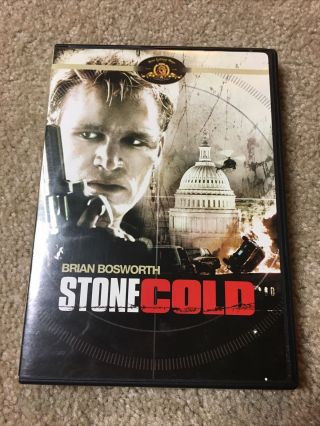 Stone Cold (1991) Widescreen,  Brian Bosworth,  Rare & Oop,  Dvd,  Mgm,  Vg