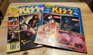 Two Rare Kiss Magazines Gene Simmons,  Ace Frehley,  Peter Criss,  Paul Stanley