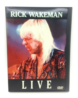 Rare Rick Wakeman Live Dvd Journey To The Centre Of The Earth Merlin Magician