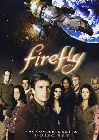 Firefly The Complete Series Dvd 2009 4 - Disc Set Nathan Fillion,  Gina Torres Rare