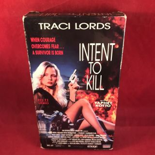 Intent To Kill (rare Oop Vhs Film,  1992) Traci Lords Good