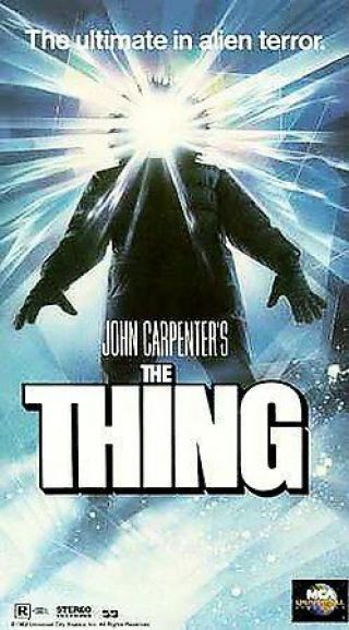 The Thing 1982 Vhs John Carpenter Sci Fi Horror Rare Stereo G2