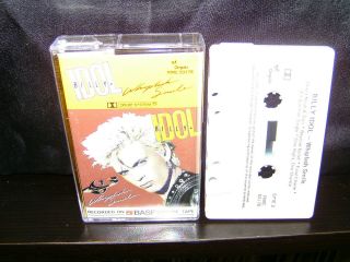 Billy Idol - Whiplash Smile – Rare Australian Cassette Tape Nm