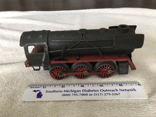 Vintage Rare Tin Wind Up Toy Train Steam Locomotive.  Maybe British Or German.