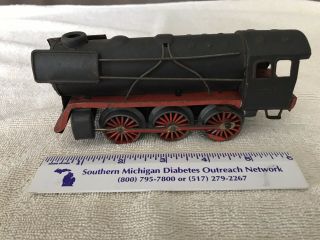Vintage Rare Tin Wind Up Toy Train Steam Locomotive.  Maybe British or German. 2