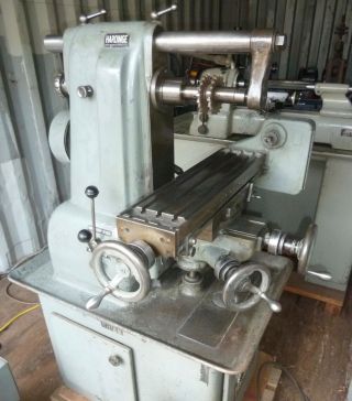 Hardinge Um Milling Machine,  Power Feed & Rare Table Gearbox For Dividing Head
