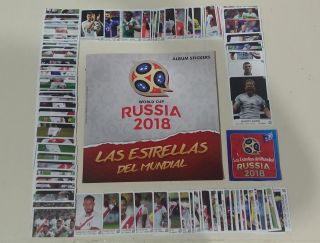 Album World Cup Russia 2018 Rare - The Stars Of The World Complete,  1 Packet