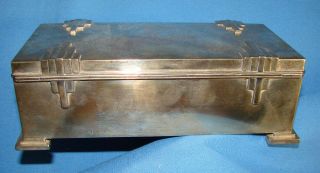 Very Rare Cartier Art Deco Sterling Silver Cigarette Box - No Monograms