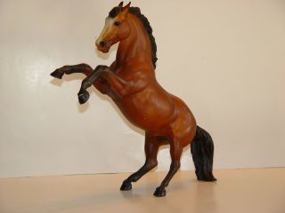 Breyer Fighting Stallion With Black Legs Extremely Rare Only 4 Or 5 Made