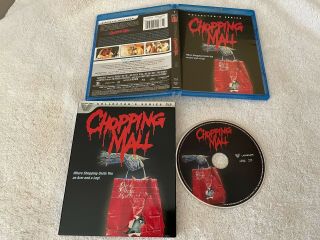 Chopping Mall (1986) Vestron Video Bluray W/ Slipcase Rare Horror