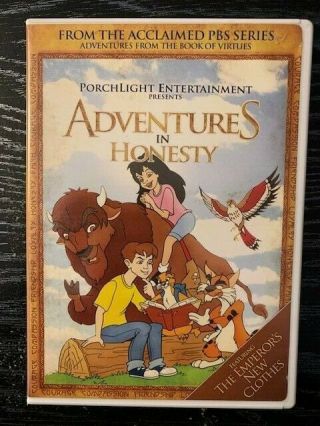 Adventures From The Book Of Virtues - Adventures In Honesty (dvd 2008) Rare Oop