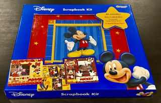 Disney Mickey Mouse - Scrapbook Kit - Sandylion Opened Full Set Rare
