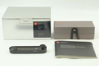 【RARE NEAR IN BOX】 leica Leicavit Black paint 14009 for LEICA M Japan 824 2
