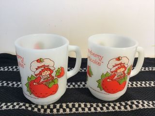 Vintage Strawberry Shortcake Cup Mug Anchor Hocking 1980