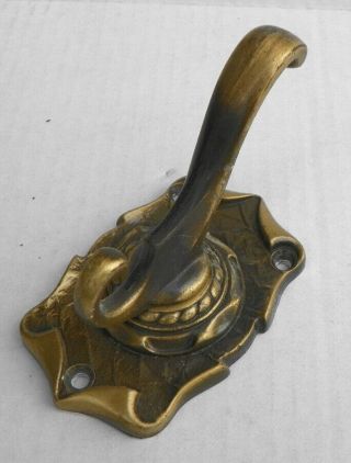 Vintage Amerock Carriage House Wall Robe Garment Hook,  C - 9054,  Antique Gold
