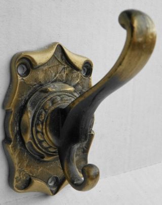 VINTAGE AMEROCK CARRIAGE HOUSE WALL ROBE GARMENT HOOK,  C - 9054,  ANTIQUE GOLD 3