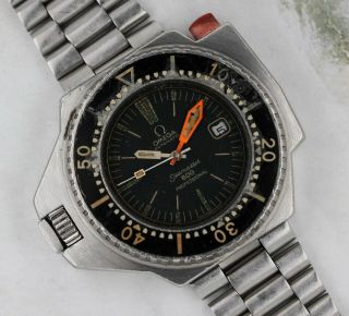Vintage Omega Seamaster 600 Ploprof Diver Wristwatch MK1 Ref.  166.  0077 RARE NR 2