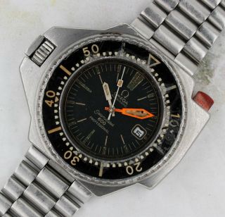 Vintage Omega Seamaster 600 Ploprof Diver Wristwatch MK1 Ref.  166.  0077 RARE NR 3
